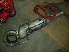 RIDGID 141 Receding Geared Threader with 700 threader & 774 adapter Jam Proof