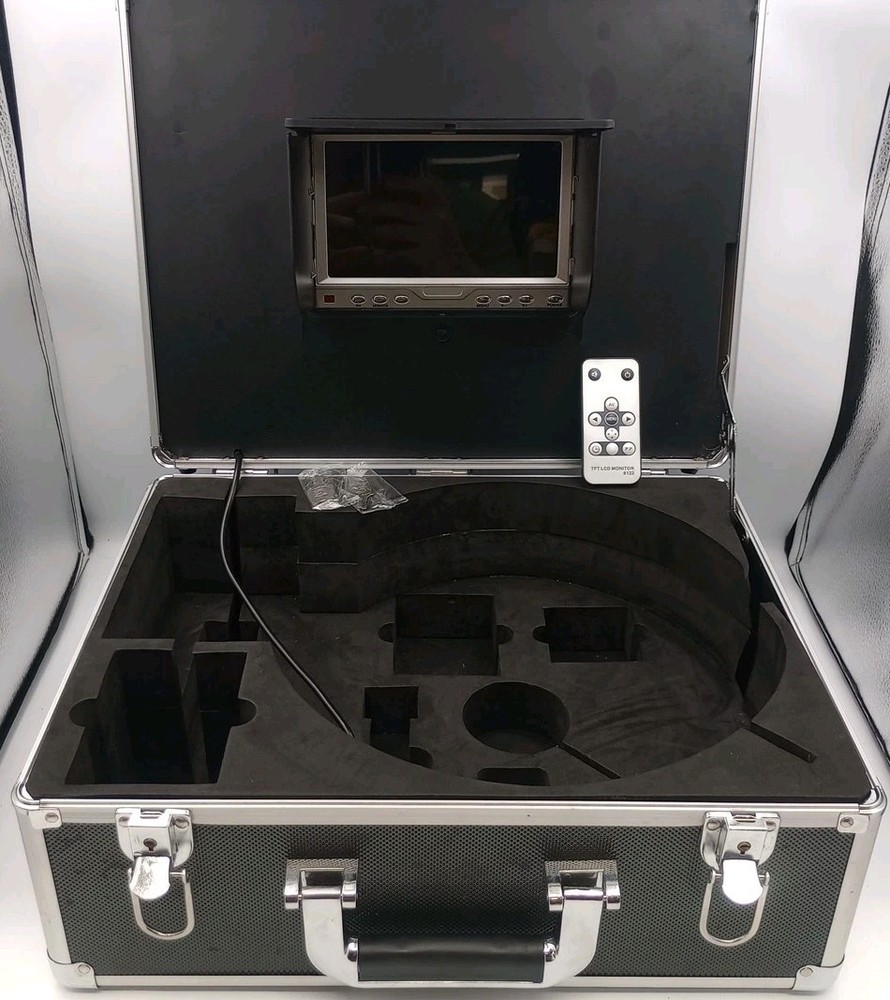 HBUDS 7D1 Sewer Camera Replacement Case 7&Prime; LCD Monitor ONLY Remote & Keys READ
