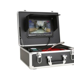 9inch Sewer Drain Pipe Inspection Video Camera DVR 16GB Industrial Endoscope 30M