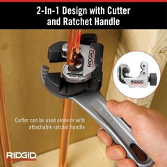 32573 Model 118 2-in-1 Close Quarters Tubing Cutter for 1/4&Prime; to 1-1/8&Prime; Copper&hellip;
