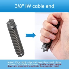 PROSOCOOL 91037 IW Cable Repair Coupling 3/8-Inch for RIDGID Tools