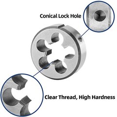 M17 X 1 Tap and Die Set M17 x 1.0 Machine Thread Tap and Round Die Right Hand