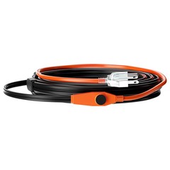Pipe Heating Cable, 12FT 7W/FT Heat Tape for Pipes with Built-in Thermostat, Wat