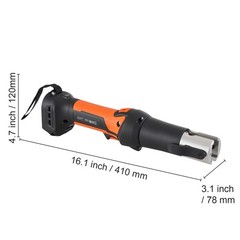 VEVOR Pro Press Tool Pipe Crimping Kit Press Tool Battery Kit 1/2&Prime; 3/4&Prime; 1&Prime; Jaw