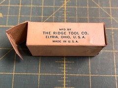 Unused Ridgid Pipe Threader Dies Set: 500B Bolt Dies 7/16&Prime;- 14 N.C (6677)