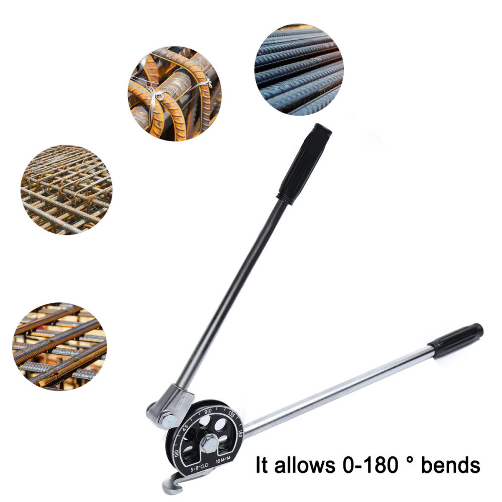 Tube Bender Tool 5/8inch (16mm), Manual OD Tubing Bender Heavy Duty Pipe Bender