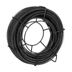 VEVOR Sectional Drain Cleaning Cable 100FTx5/8In & 7 Cutters for 0.8&Prime;-3.9&Prime; Pipes