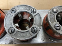 Ridgid 00-R Ratchet Pipe Threader Die Set 1/8&rdquo; &ndash; 1&rdquo; 6 Dies Handle & Die Holder
