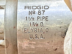 RIDGID 87 Pipe Extractor, 1-1/2&Prime; Use 1-5/8&Prime; Drill Bit NEW NOS FREE SHIPPING