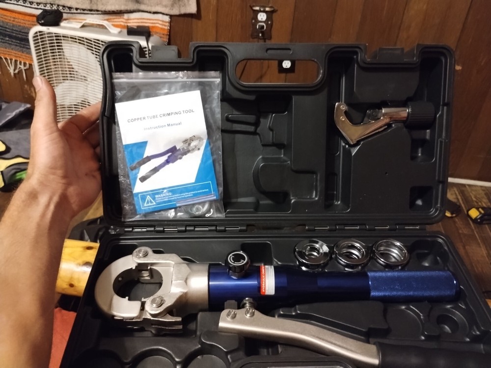 Propress Copper fittings W/Copper Tube Fittings Hydraulic Pipe Crimping Tool Kit