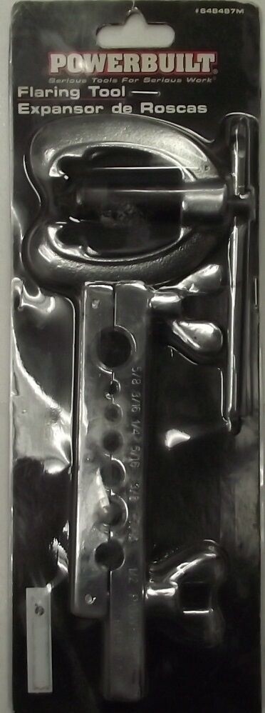 Powerbuilt 648487M Flaring Tool Sizes 3/16&Prime; Thru 5/8&Prime;