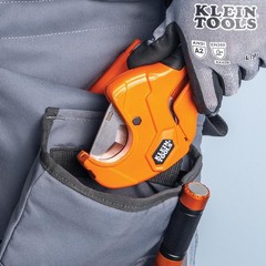 Klein Tools 50063 Ratcheting PVC Pipe Cutter, Cuts 1-1/4-Inch I.D. PVC,&hellip;