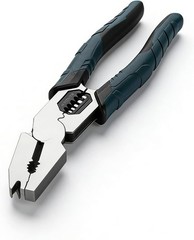 Heavy-Duty 9-in-1 Cutting Pliers with Wire Cutter, Stripper, Crimper & Nail Pull