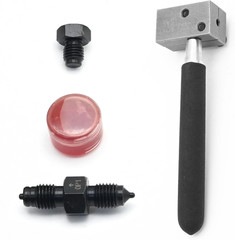 Double Flaring Tool Kit with Removable Handle for /16 Inches Brake Pipe 45 Degre