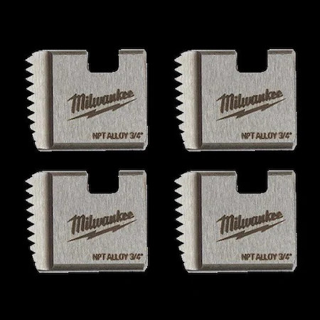 Milwaukee Tool 48-36-1102 Pipe Threading Die Head, Pipe, Pk4