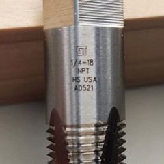 Professional-Grade Greenfield Threading GT USA NPT Pipe Tap Set High Grade Steel