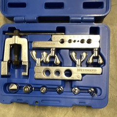 Westward 3CYU4 Flaring & Swaging Kit for 1/8, 3/16, 1/4, 5/16, 3/8 in Pipe