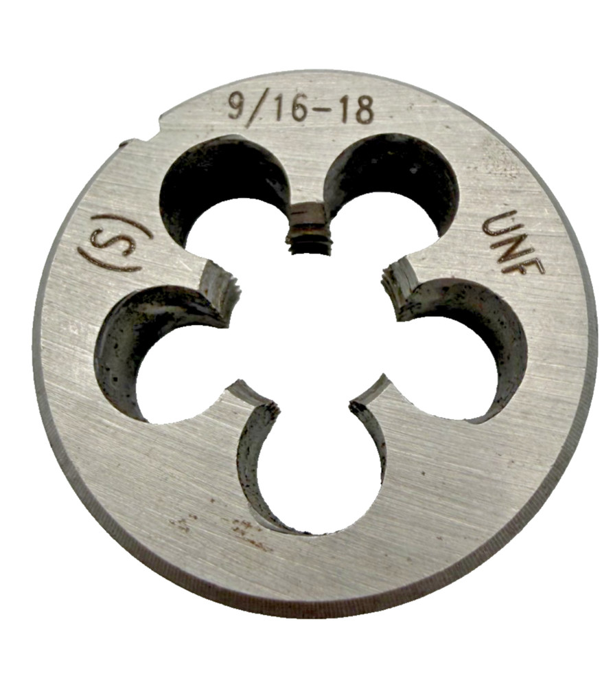 DWTH112-12NPT 1/2-14 NPT HSS Round Adjustable Pipe Thread Die 1-1/2&Prime; OD