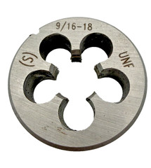 DWTH112-12NPT 1/2-14 NPT HSS Round Adjustable Pipe Thread Die 1-1/2&Prime; OD