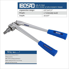 Herramientas De Expansion PEX Tubo Con 5 Cabezales Expansion 3/8 &ldquo;1/2&rdquo; 5/8 &ldquo;3/4&rdquo;