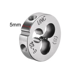6#-32 UNC Round Dies Machine Thread Threading Dies 0.8&Prime; OD Steel