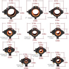 CST2 General Pipe Cleaners Cold-Shot Pipe Freeze Kit Small, Black and Orange