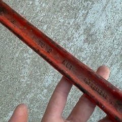 Vintage Hex Pipe Wrench By RIDGID, no.25, 25&Prime; Long &ndash; 1 to 2 &ndash; Ridge Tool Co USA
