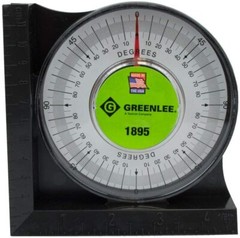 NEW GREENLEE 855 BENDING SCALE MAGNETIC ANGLE DETECTOR PROTRACTOR 0-90 DEGREES