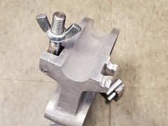 Parker 420/424 Lakeland Bender 1-1/4&Prime; Tube Radius Block Shoe, 4&Prime; Radius *As-is*