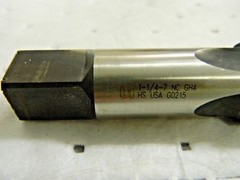 Greenfield Threading Standard Hand Tap HSS 1-1/4 &ndash; 7 UNC H4 4FL 308556
