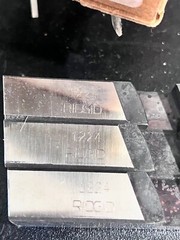 RIDGID 2 1/2&Prime; &ndash; 4 Bevel Guide Alloy Steel Pipe Dies 44992