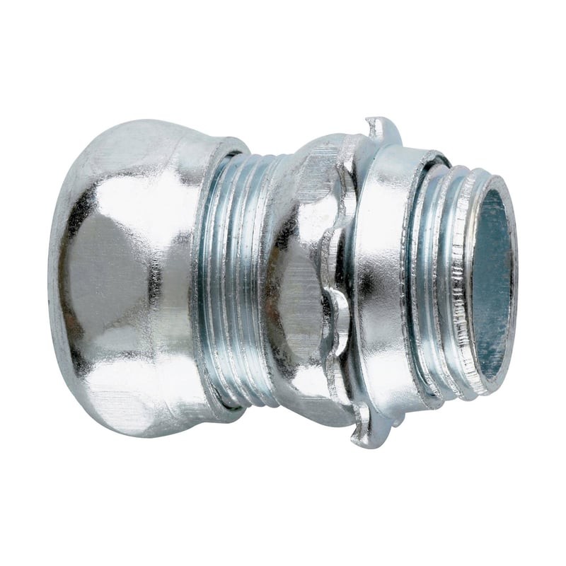 MULTIPLE 651S 3/4&Prime; EMT Compression Connector Steel Electrical Fitting