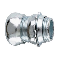 MULTIPLE 651S 3/4&Prime; EMT Compression Connector Steel Electrical Fitting