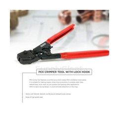 PEX Crimp Tool and Shear Cutter Tool Fits 3/8&Prime;, 1/2&Prime;, 5/8&Prime;, 3/4&Prime;, 1 inch incl&hellip;