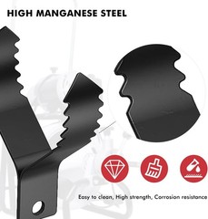 Drain Snake Drill Attachments,8-Piece Drain Cleaner Combination Cutter Heads, Us