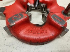Ridgid 815A Self-Opening Die Head Pipe Threader w/ 1&Prime; &ndash; 2&Prime; NPT Dies Used