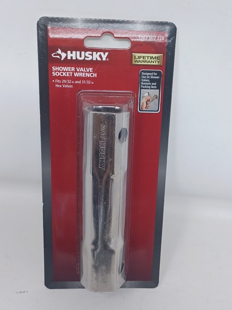 Husky Shower Valve Deep Socket Wrench 1003 002 228, Size 29/32 & 31/32 (P)