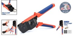 Versatile PEX Crimp Tool with Textured Grip &ndash; Ideal for Tight Installations