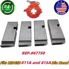1in-2in Alloy Steel Pipe Threading Dies NPT #47750 For Ridgid 811A and 815A US