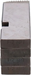 47750 1In.-2In. Alloy RH NPT Universal Pipe Dies Fits RIDGID 811A & 815A Die Hea