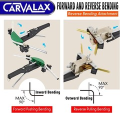 Pipe Tube Bender Set, for 1/4&rdquo; to 7/8&rdquo; O.D, 90&deg; Ratcheting Tubing Bender Kit &hellip;