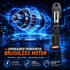 1/2&Prime;, 3/4&Prime;, 1&Prime;Crimping Tool Kit Electric Press Tool for Copper Pipes