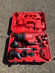Milwaukee Air Snake with battery and charger