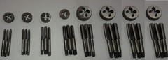 NEW BSF TAP DIE SET 3/16&Prime; TO 3/4&Prime; HARD TO FIND 32 PCS SET BRITISH STANDARD FINE