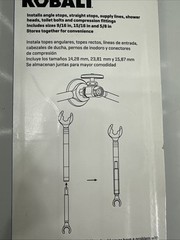 Kobalt 2pc 2 -In &ndash; 1 Plumber Wrench Sizes 9/16 In, 15/16 In and 5/8 In