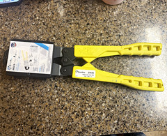 SharkBite 33478 PEX Press Tool Kit 1/2 3/4 1 in w/ Go/No-Go Gauge