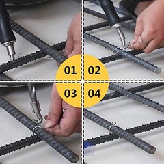 Rebar Tie Wire Twister Tool Set 2PCS Steel Twisting Tool