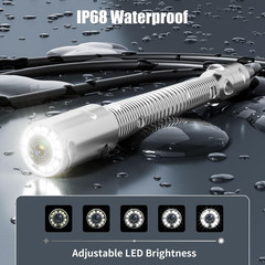100Ft Sewer Camera with 8500mAh Battery, HD, DVR & 32GB Card Included