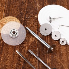 Inside Pipe Cutter for PVC Pipe（5Pcs Saw Blades）, Fit 3/8&Prime; Hex Shank Drill Bi&hellip;