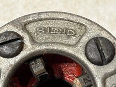 Ridgid 00-R Die Head 1/2&Prime; Manual Right Hand Pipe Threader Thread USA NPT